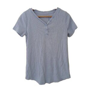 Duluth Trading Co Makers Studio Cotton Rib Slub Top
